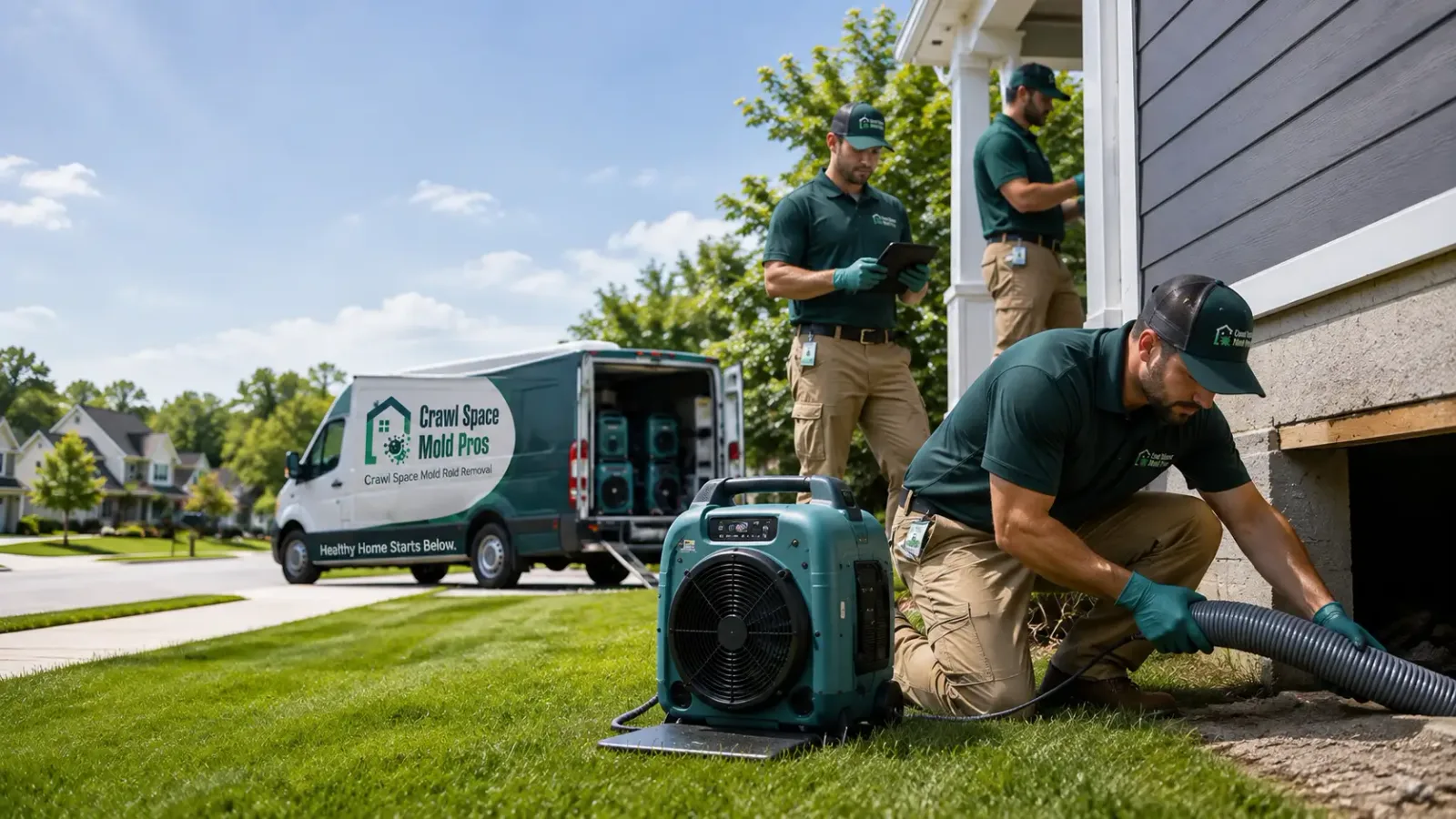 Crawl Space Mold Removal in Copalis Crossing, WA